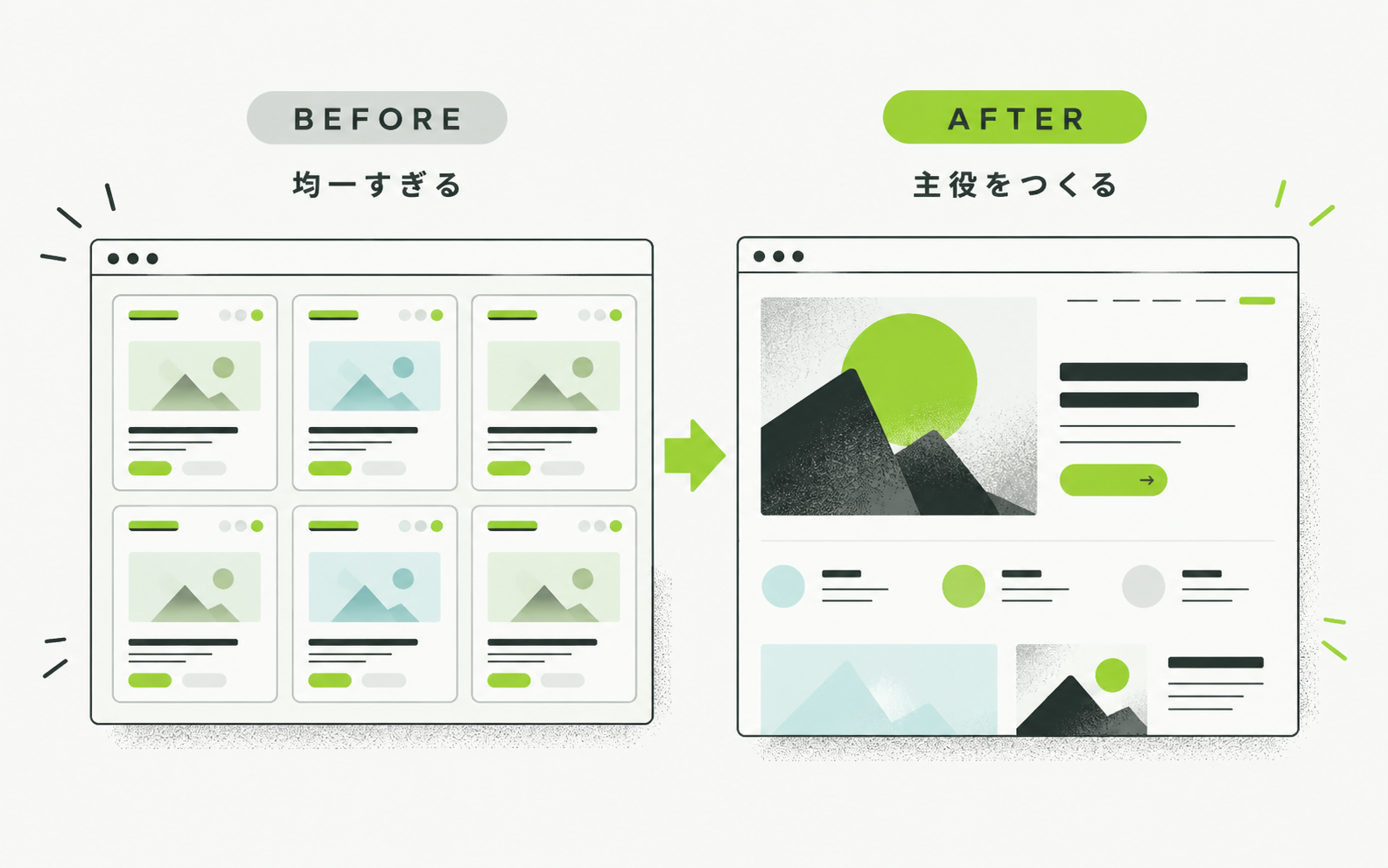 AIデザインが「AIっぽく」見える理由と、自分が直すポイント